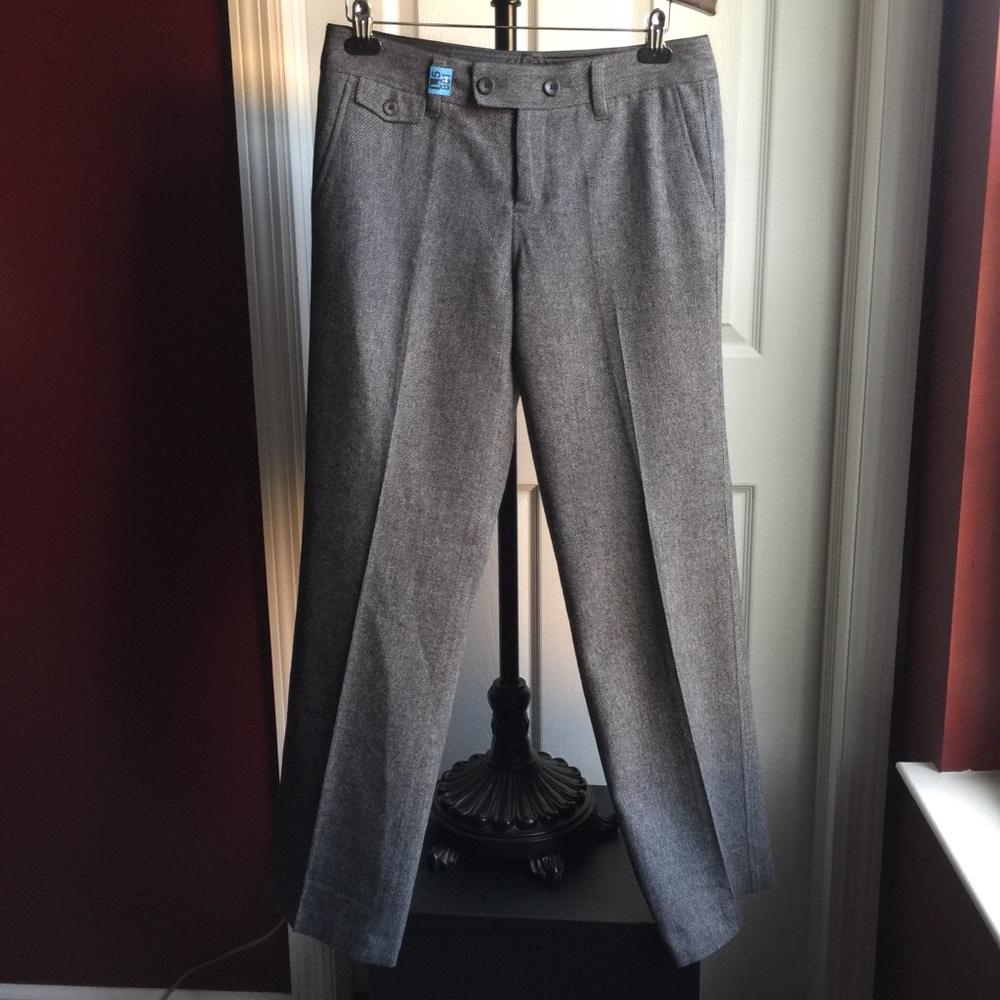 Eddie Bauer Gray Wool Vashon Fit Dress Pan…